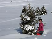 Salita invernale al Rifugio Magnolini, Monte Alto, Pian de la Palù, Pian del Termeen e Monte Pora il 27 febbraio 2010 - FOTOGALLERY